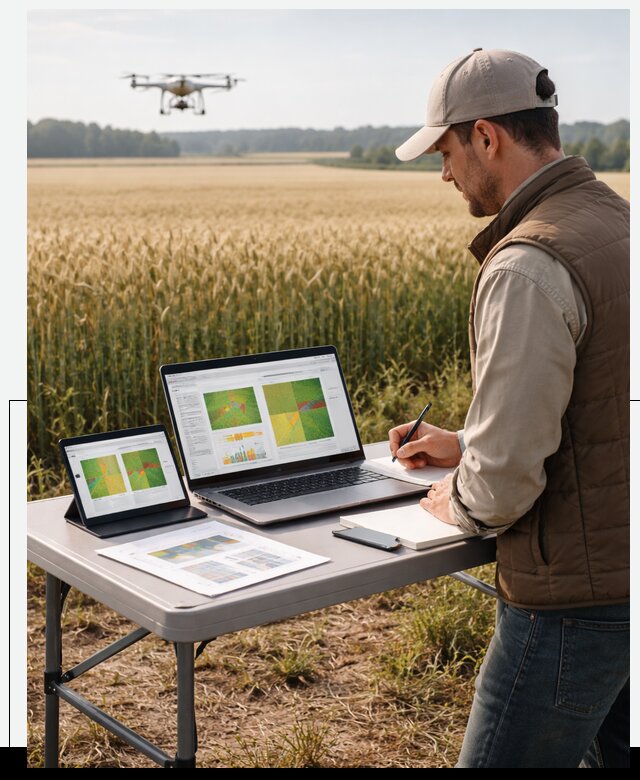 Система AI прогнозирования урожайности для точных агрономий в Касимах