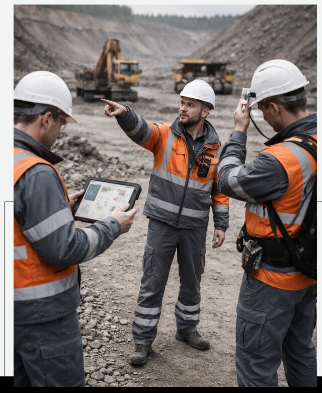 Система контроля персонала для горнодобывающей отрасли в Касимах