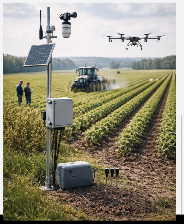 Разработка IoT мониторинга полей в Касимах от 9243 р. | АвикейКсм